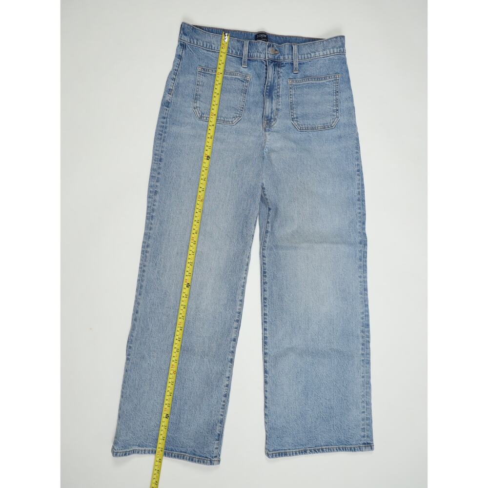 J. Crew Light-Blue High-Rise Wide-Leg Jeans - Picture 8 of 14